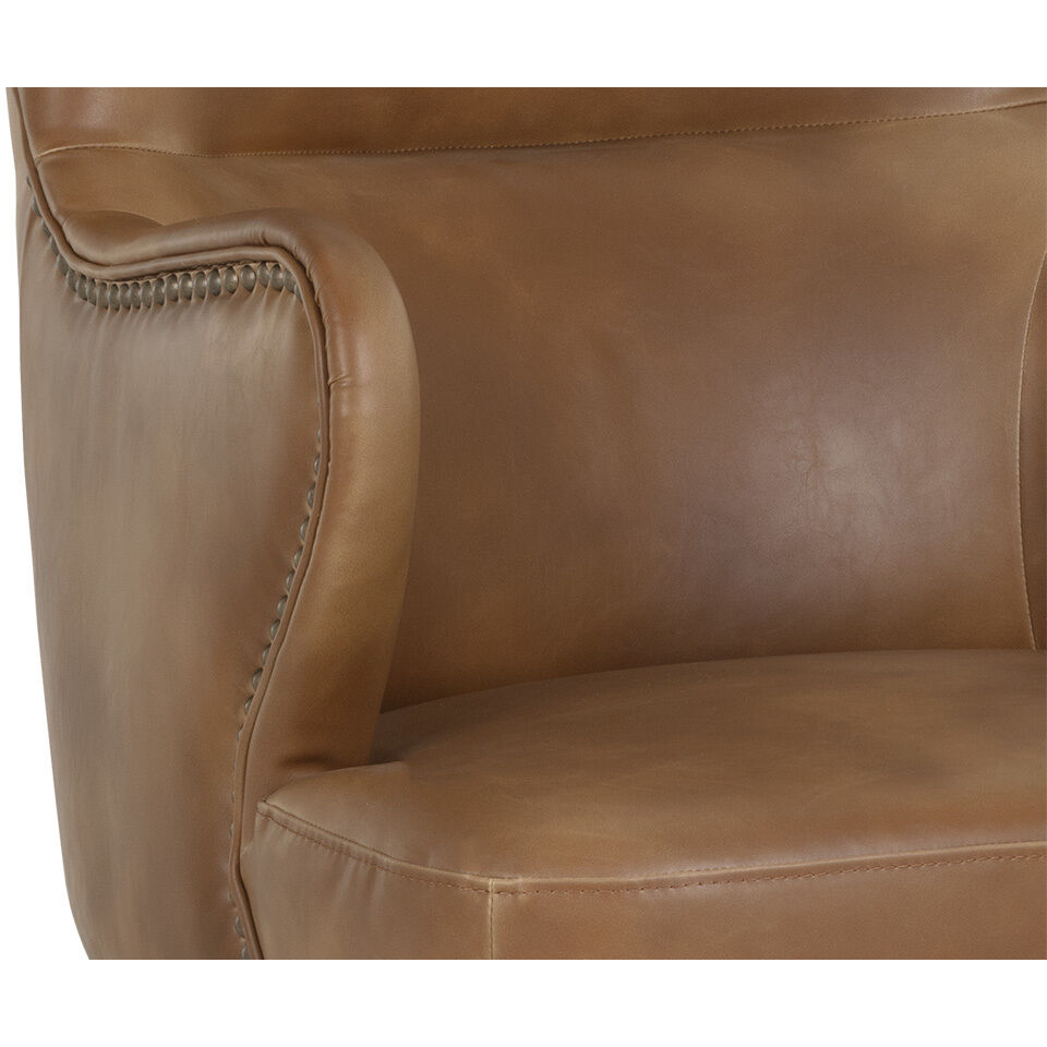 Hubert Tobacco Tan Office Chair